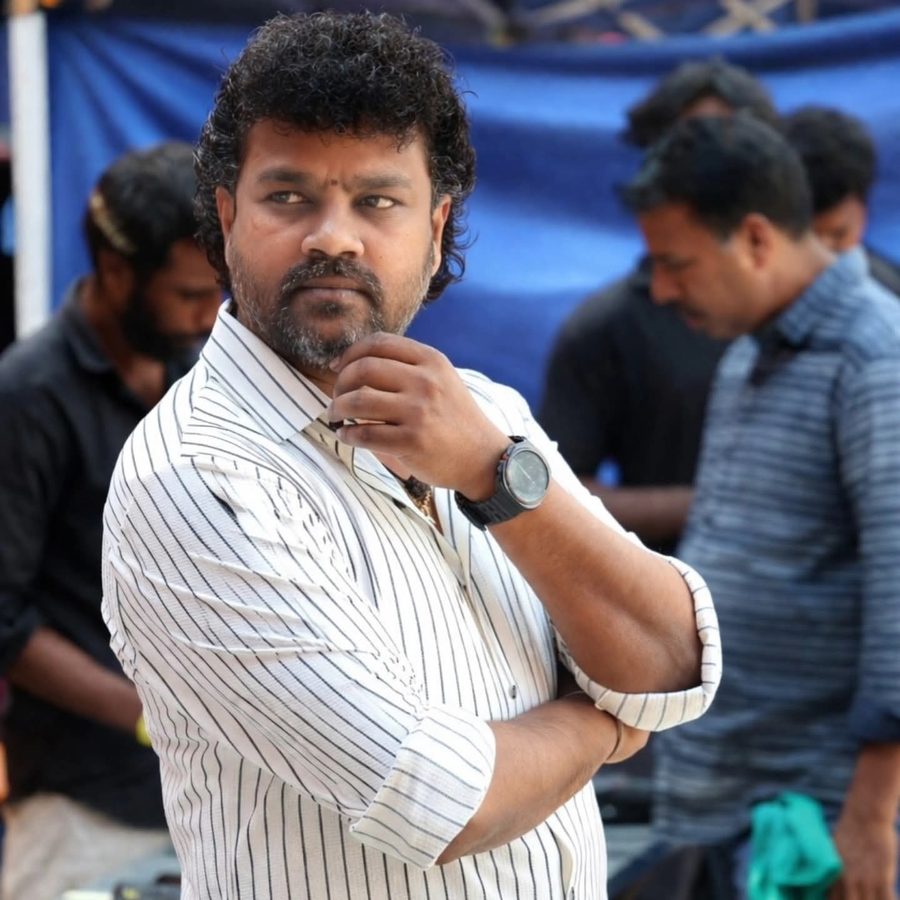 S Ananth, Founder of Golisoda Productions, on a film set