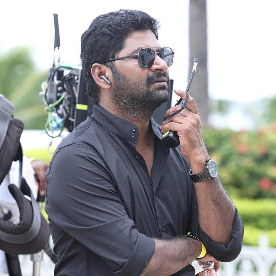 Vishnu Manjunath, Founder of Golisoda Productions, directing on set